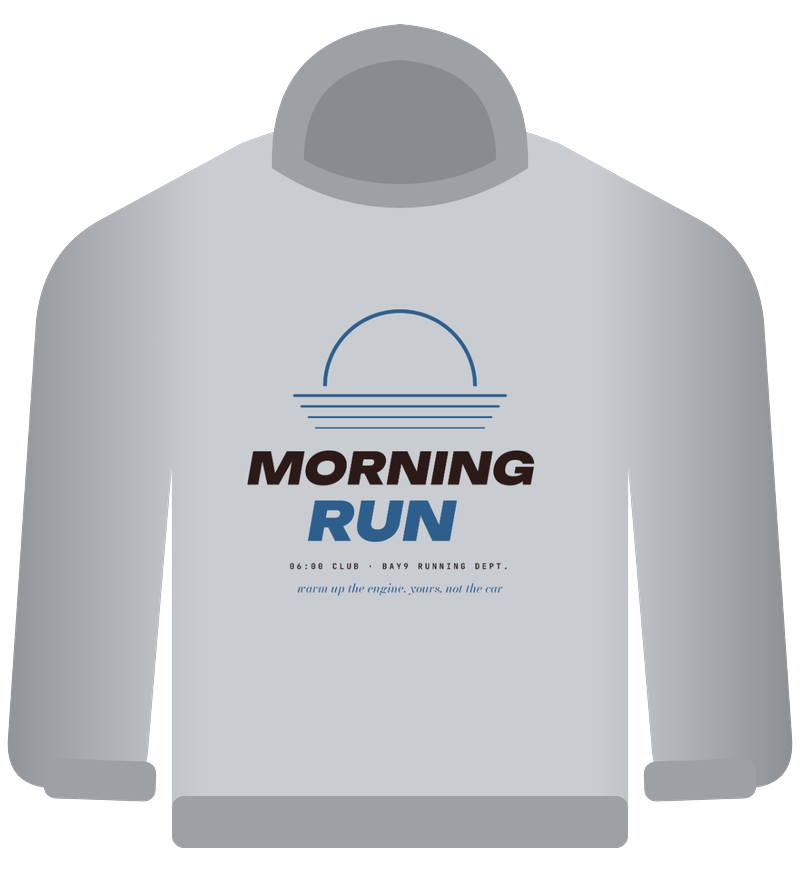Morning Run hoodie
