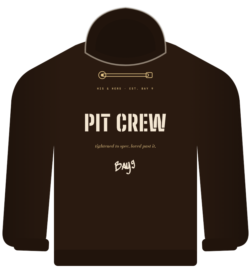 Pit Crew hoodie
