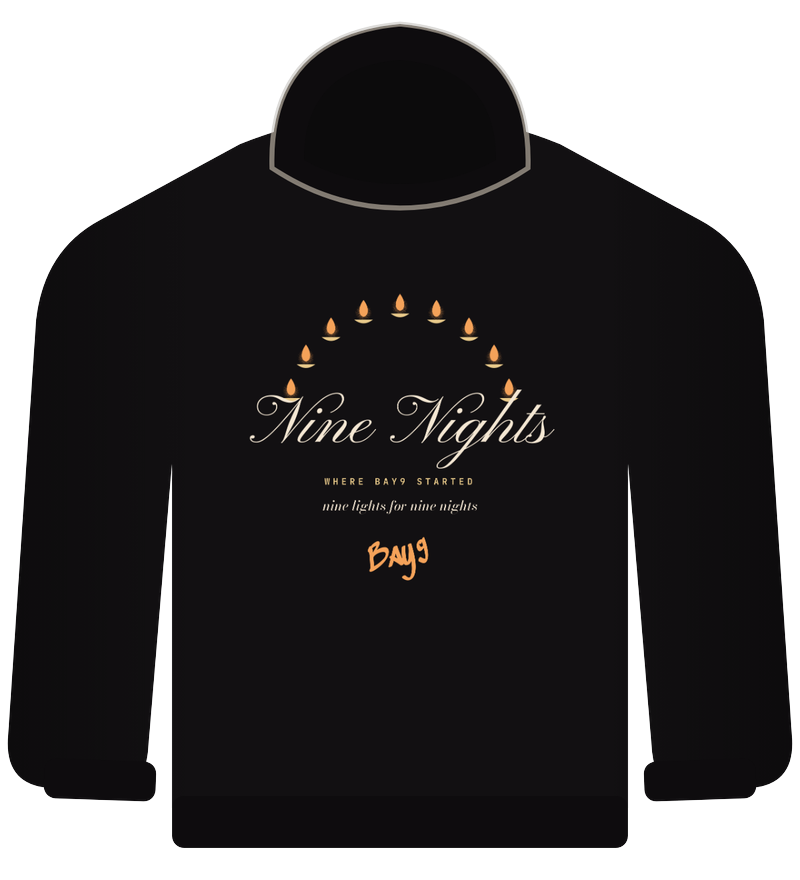 Nine Nights hoodie graphic