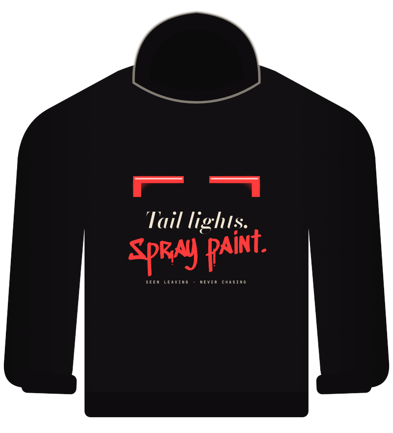 Tail Lights hoodie graphic
